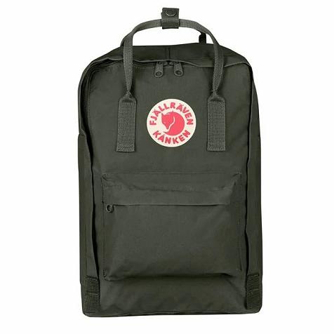 Fjällräven Kånken 15 Laptop Backpack Dark Green Singapore For Women (SG-295495)